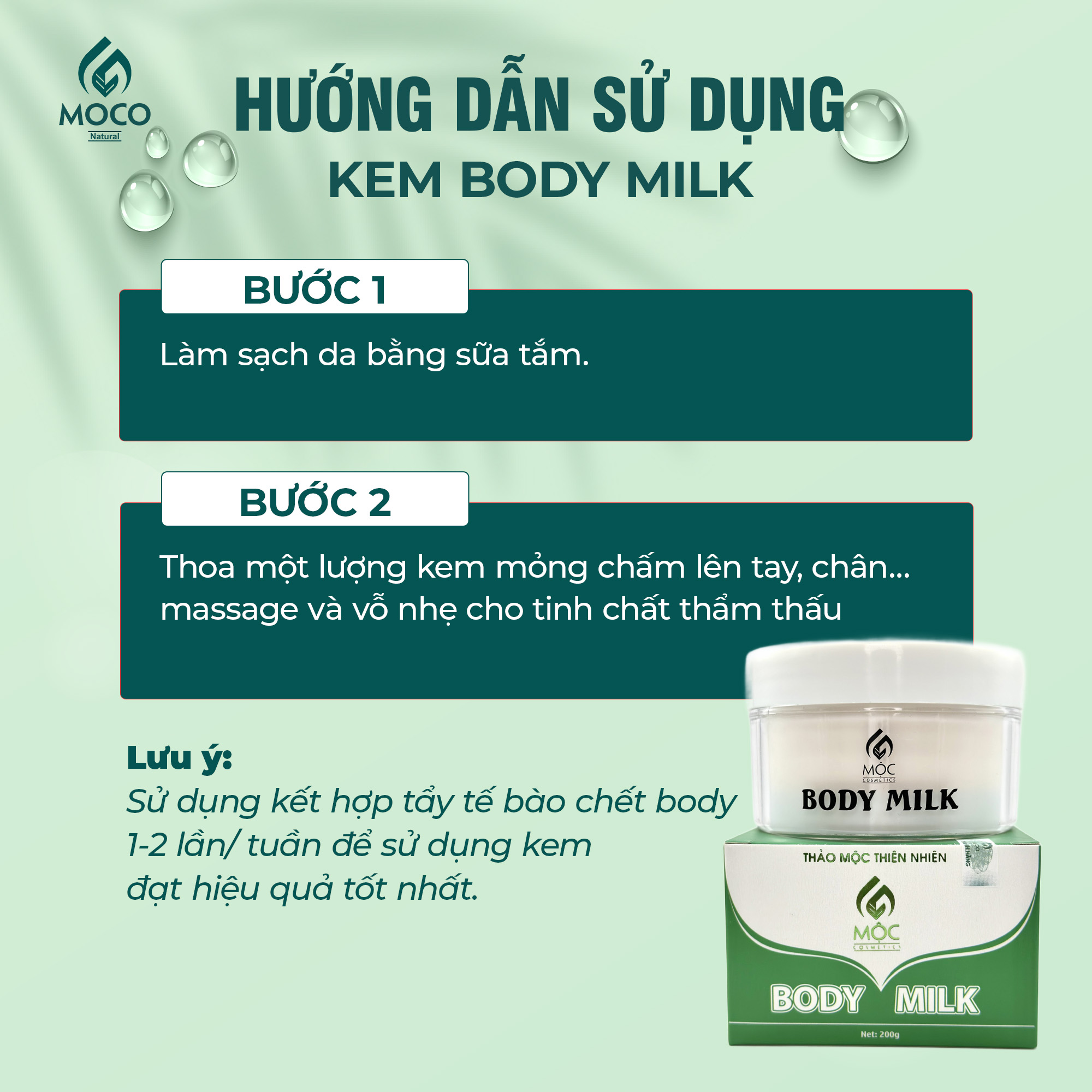 HDSD Kem Body Milk