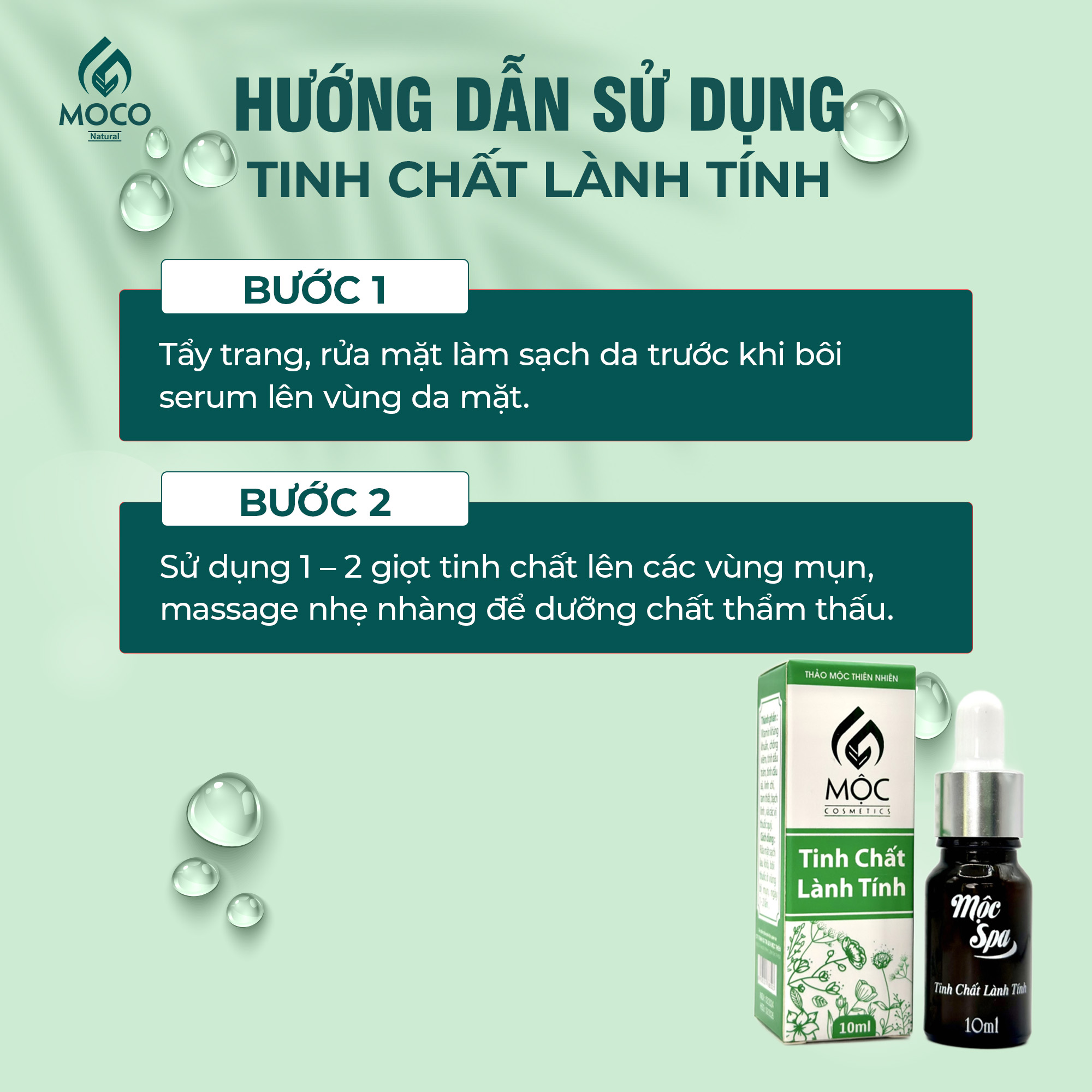 HDSD Tinh chất lành tính